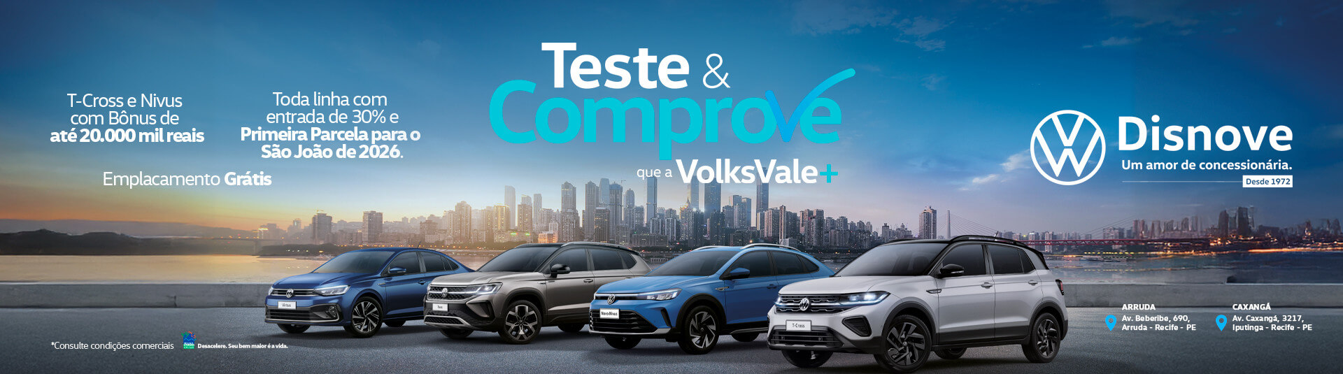 Teste Compare e Comprove que Volks Vale +