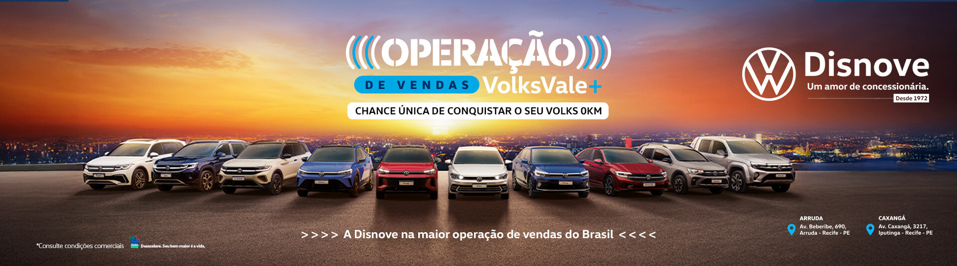 Operação de vendas Volksvale+