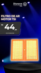 Filtro de Ar.
Motores TSI.
JZZ129620B